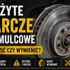 Zużyte tarcze hamulcowe wymagają uwagi. Sprawdź objawy, ryzyko i kiedy je wymienić, by jeździć bezpiecznie.