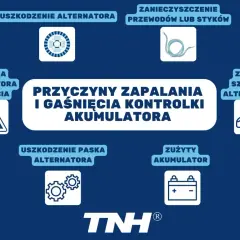 Wyjaśnienie, jak działa kontrolka ładowania akumulatora: uszkodzenie alternatora, regulatora, paska, zużycie szczotek lub akumulatora, zanieczyszczenie przewodów.