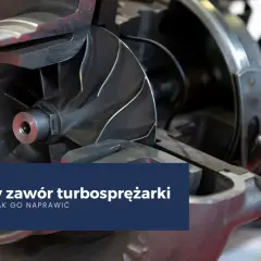 Uszkodzony wąż turbosprężarki? Zobacz objawy i dowiedz się, jak naprawić problem. Widok przekroju turbosprężarki.