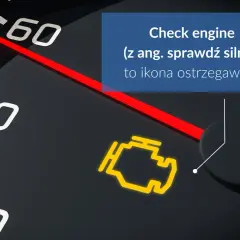 Kontrolka "Check engine" (sprawdź silnik) świeci się na desce rozdzielczej. Może to oznaczać problem z zaworem EGR.