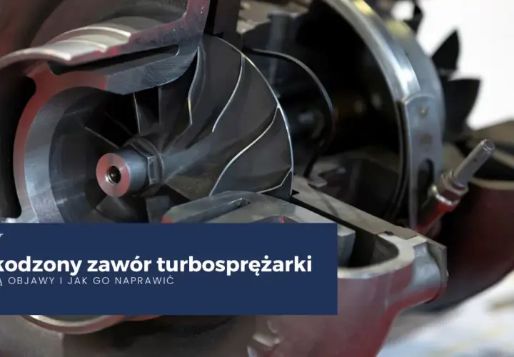 Uszkodzony wąż turbosprężarki? Zobacz objawy i dowiedz się, jak naprawić problem. Widok przekroju turbosprężarki.