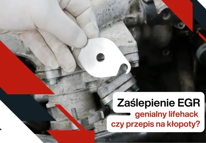 Ręka w rękawiczce trzyma metalową zaślepkę do zaworu EGR. Czy zaślepienie EGR zwiększa moc?