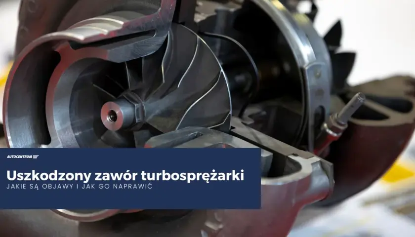 Uszkodzony wąż turbosprężarki? Zobacz objawy i dowiedz się, jak naprawić problem. Widok przekroju turbosprężarki.