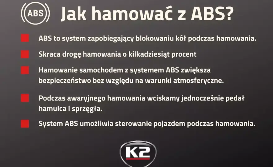 ABS w samochodzie - jak działa i co oznacza kontrolka?