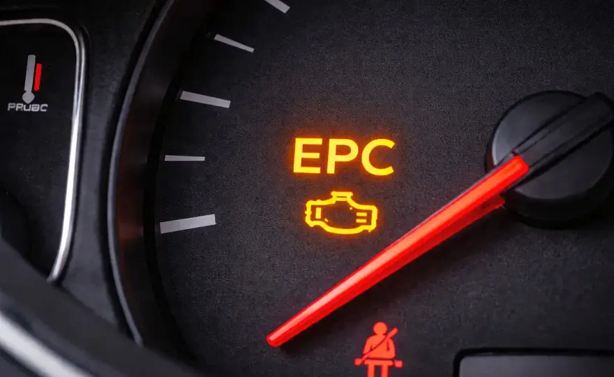 Kontrolka EPC świeci? Przyczyny, jazda i koszty naprawy