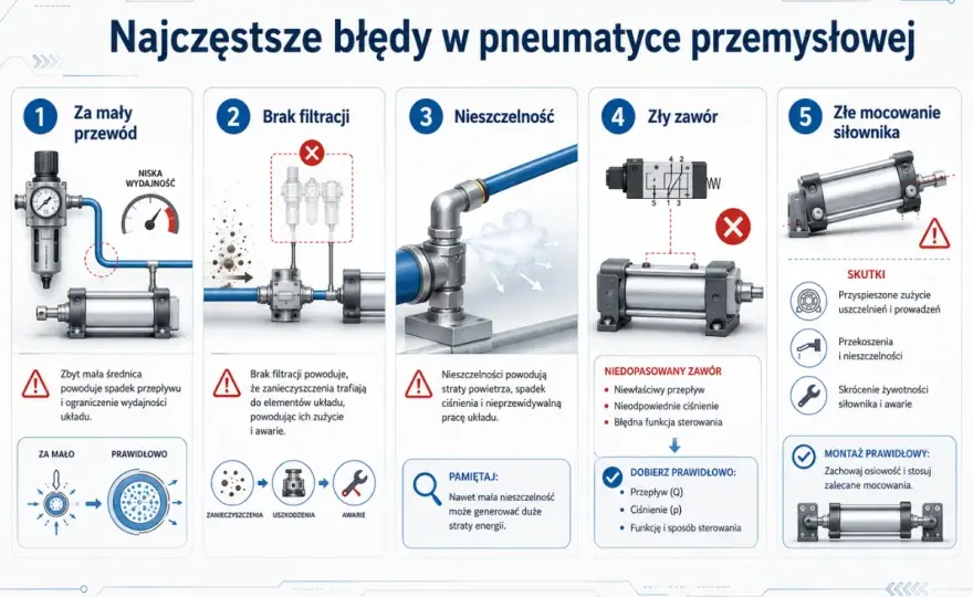 Próżnia w pneumatyce - zasady działania i dobór układu