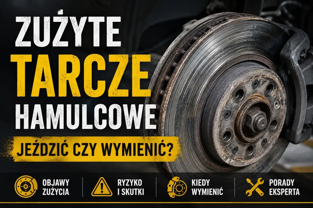 Zużyte tarcze hamulcowe wymagają uwagi. Sprawdź objawy, ryzyko i kiedy je wymienić, by jeździć bezpiecznie.