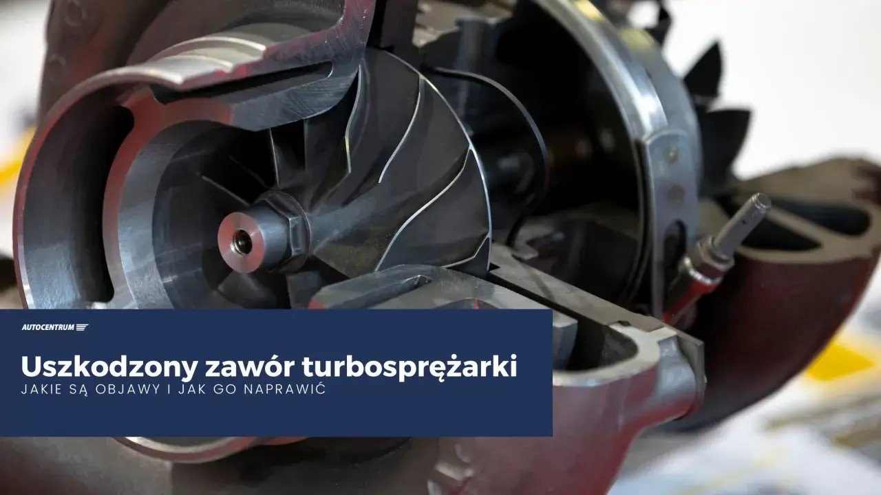 Uszkodzony wąż turbosprężarki? Zobacz objawy i dowiedz się, jak naprawić problem. Widok przekroju turbosprężarki.